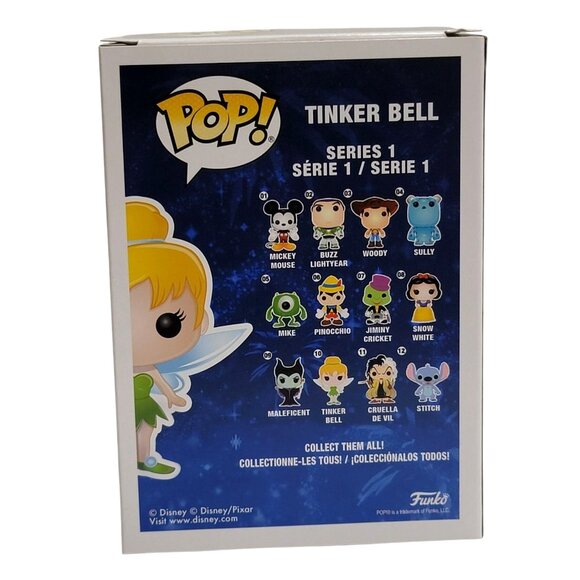 Funko Pop Disney Tinker Bell Vinyl Figure #10 Series 1 Collectible - Picture 4 of 6